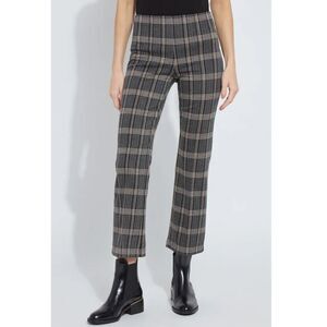 Lysse Plaid Ankle Elysse Pants Size Small New